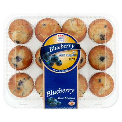 Café Valley Bakery Blueberry, Mini Muffins