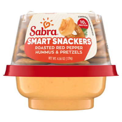 Sabra Snackers Roasted Red Pepper Hummus with Pretzels, 4.56 oz ShopRite