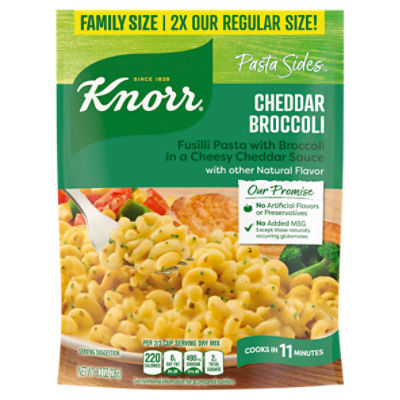 Knorr Pasta Sides Cheddar Broccoli Family Pack 8.6 OZ