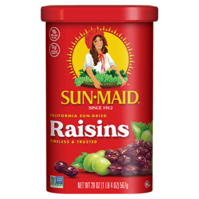 SunMaid California SunDried Raisins, 20 oz ShopRite