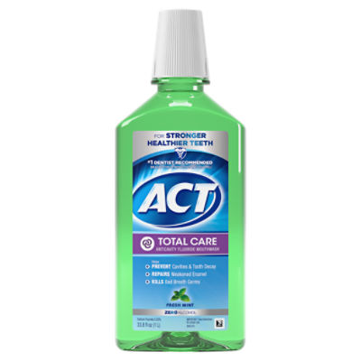 ACT Total Care Anticavity Fresh Mint, Fluoride Mouthwash