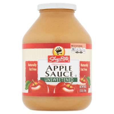 ShopRite Unsweetened Apple Sauce, 48 oz
