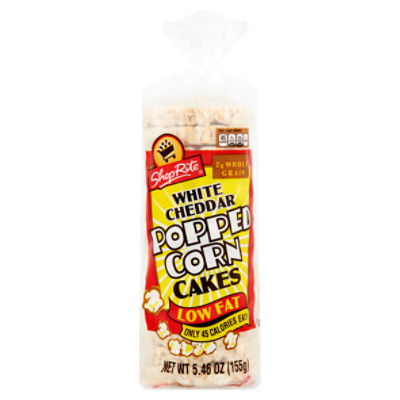 ShopRite White Cheddar, Popped Corn Cakes