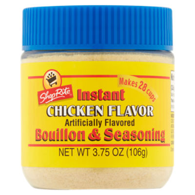 ShopRite Instant Chicken Flavor Bouillon & Seasoning, 3.75 oz