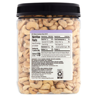 Are Whole Cashews Good For Dogs