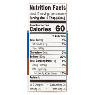 Teriyaki Sauce Nutrition Facts Besto Blog