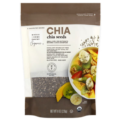 Wholesome Pantry Organic Chia Seeds, 8 oz ShopRite