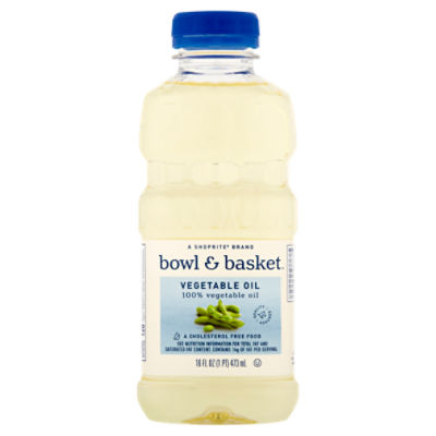Bowl & Basket 100 Vegetable Oil, 16 fl oz ShopRite
