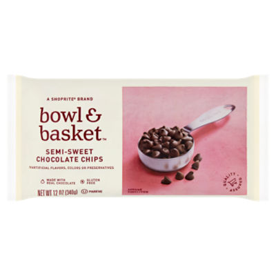 Bowl & Basket SemiSweet Chocolate Baking Chips, 12 oz
