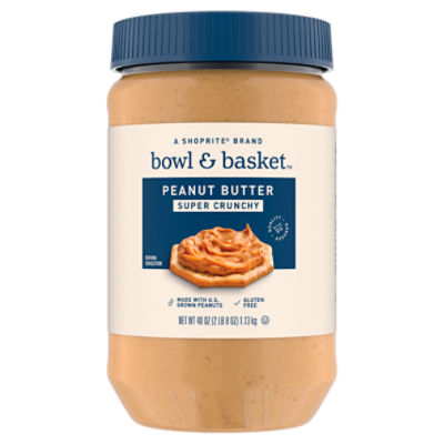 Bowl & Basket Super Chunky Peanut Butter, 40 oz