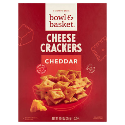Bowl & Basket Cheddar Cheese Crackers, 12.4 oz Price Rite