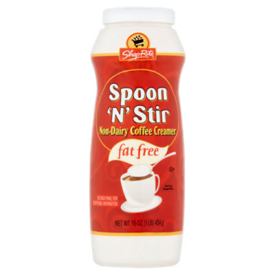 ShopRite Spoon 'N' Stir Fat Free NonDairy Coffee Creamer, 16 oz