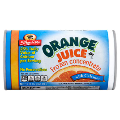 ShopRite Frozen Orange Juice Concentrate with Calcium, 12 fl oz ShopRite
