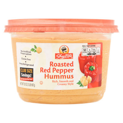 ShopRite Roasted Red Pepper, Hummus