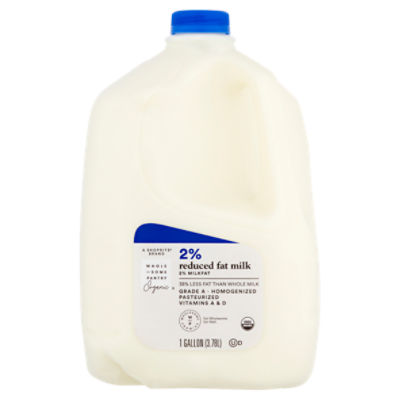 Wholesome Pantry Organic 2 Reduced Fat Milk, 1 gallon