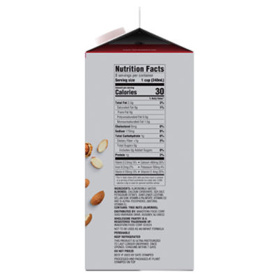 Nutrition Label Almond Milk Besto Blog