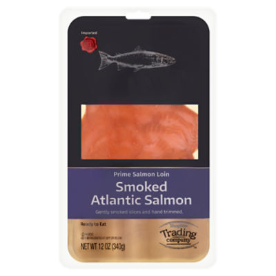 ShopRite Trading Company Prime Salmon Loin, Smoked Atlantic Salmon
