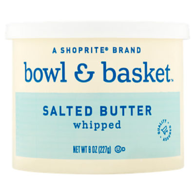 Bowl & Basket Whipped Salted Butter, 8 oz ShopRite