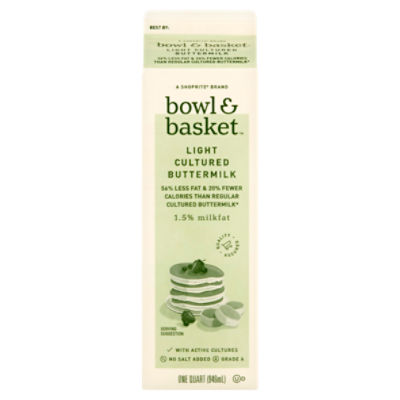 Bowl & Basket Light Cultured Buttermilk, one quart Price Rite