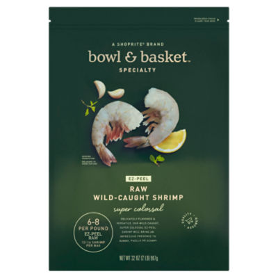 Bowl & Basket Specialty EZPeel Raw WildCaught Shrimp, Super Colossal