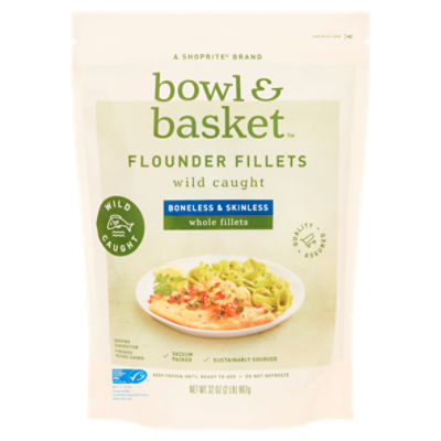 Bowl & Basket Boneless & Skinless, Flounder Fillets