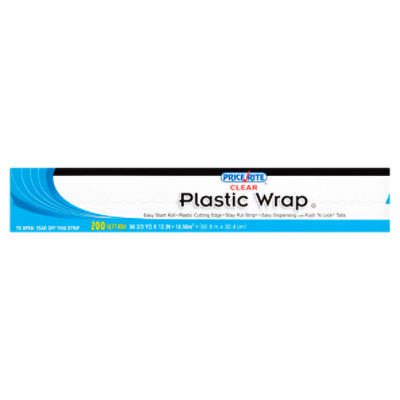 Price Rite 200 sq ft Clear Plastic Wrap Price Rite