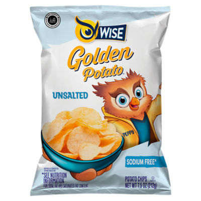 Wise Unsalted Potato Chips, 7.5 oz ShopRite
