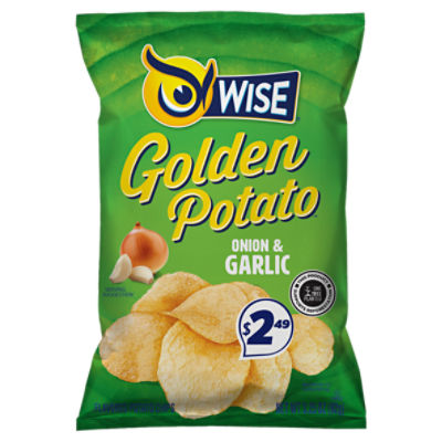 Wise Onion & Garlic Flavored Potato Chips, 3.25 oz The Fresh Grocer