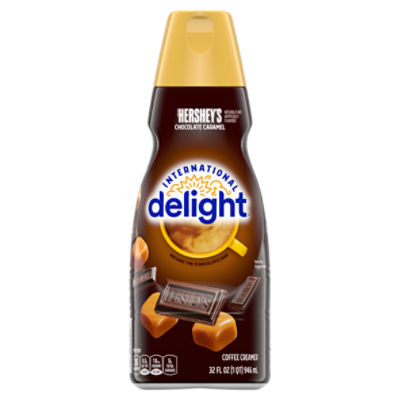 International Delight Coffee Creamer, HERSHEY'S Chocolate Caramel, 32