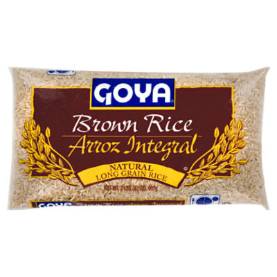 Goya Natural Long Grain Brown Rice, 2 lbs ShopRite
