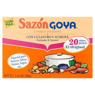 Goya Sazón Coriander & Annatto, Seasoning