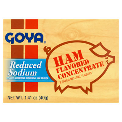 Goya Reduced Sodium Ham Flavored Concentrate, 1.41 oz The Fresh Grocer