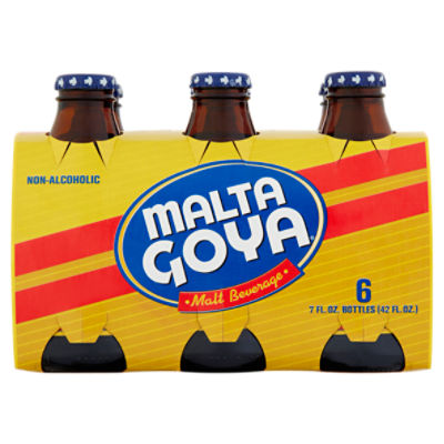 Goya Malta NonAlcoholic Malt Beverage, 7 fl oz, 6 count ShopRite