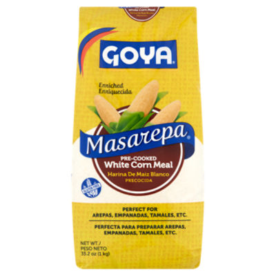 Goya Masarepa Enriched PreCooked White Corn Meal, 35.2 oz