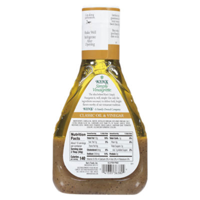 Ken S Olive Oil And Vinegar Dressing Nutrition Facts Besto Blog
