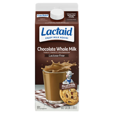 Lactaid Chocolate Whole Milk, half gallon ShopRite