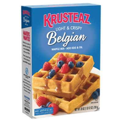 Krusteaz Waffle Mix Belgian