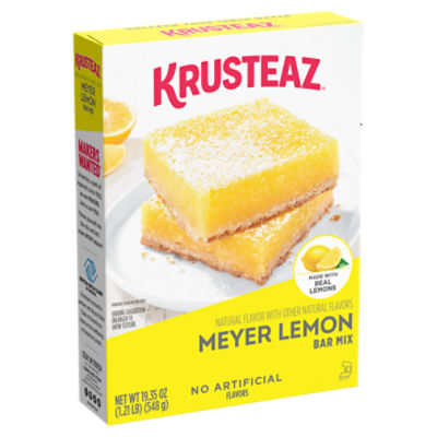 Krusteaz Meyer Lemon Bar Mix, 19.35 oz
