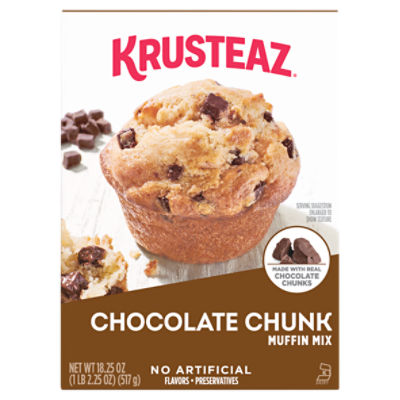 Krusteaz Chocolate Chunk Muffin Mix, 18.25 oz ShopRite
