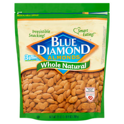 Blue Diamond Almonds Whole Natural Almonds, 25 oz ShopRite