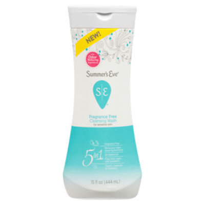 Summer's Eve Fragrance Free Cleansing Wash, 15 fl oz ShopRite