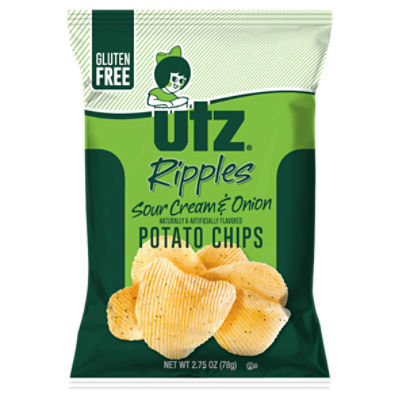 2.75 oz Utz Ripples Sour Cream & Onion Potato Chips