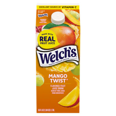 Welch's Mango Twist Fruit Juice Drink, 59 fl oz carton The Fresh Grocer