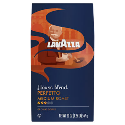 Lavazza Perfetto Dark Roast 100 Arabica Ground Coffee, 20 oz Fairway