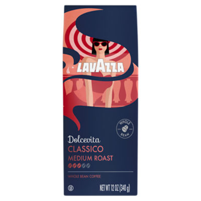 Lavazza Classico Medium Roast Whole Bean Coffee, 12 oz ShopRite