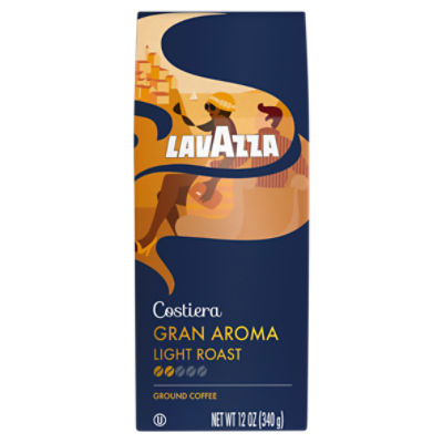 Lavazza Gran Aroma Medium Roasted Ground Coffee, 12 oz