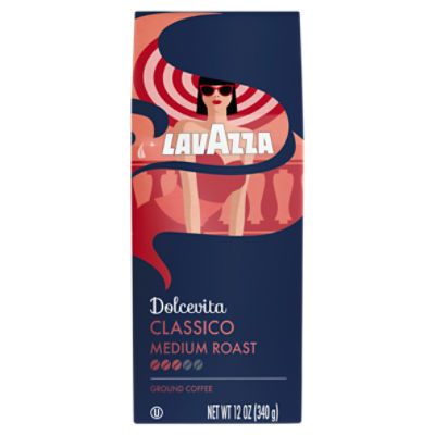Lavazza Classico Medium Roasted Ground Coffee, 12 oz Gourmet