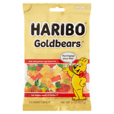 Haribo Goldbears Gummi Candy Share Size, 8 oz Fairway