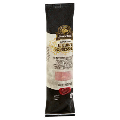 Boar's Head Superiore Uncured Sopressata, 9 oz ShopRite