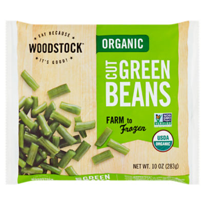 Woodstock Organic Cut Green Beans, 10 oz ShopRite
